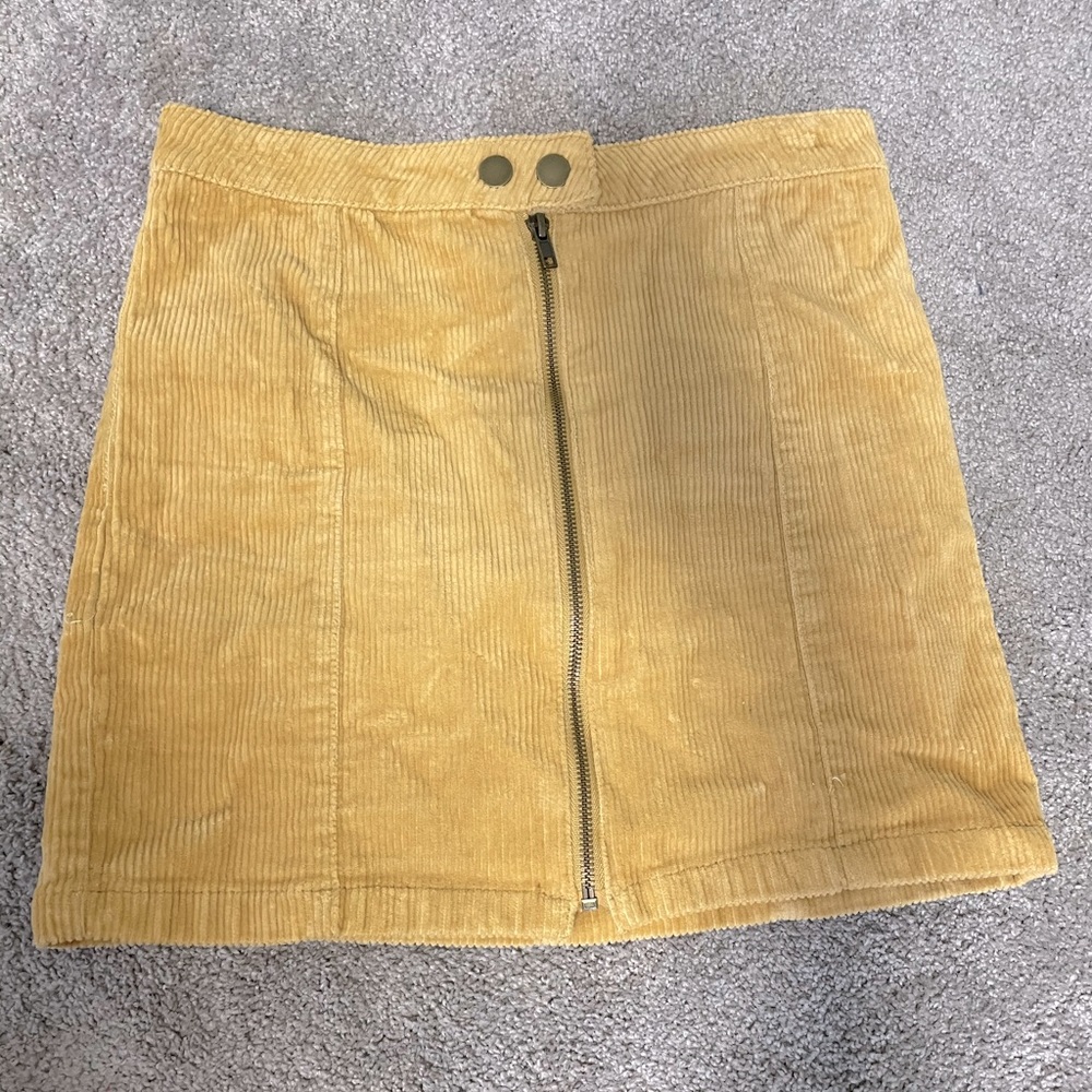 Dark yellow skirt